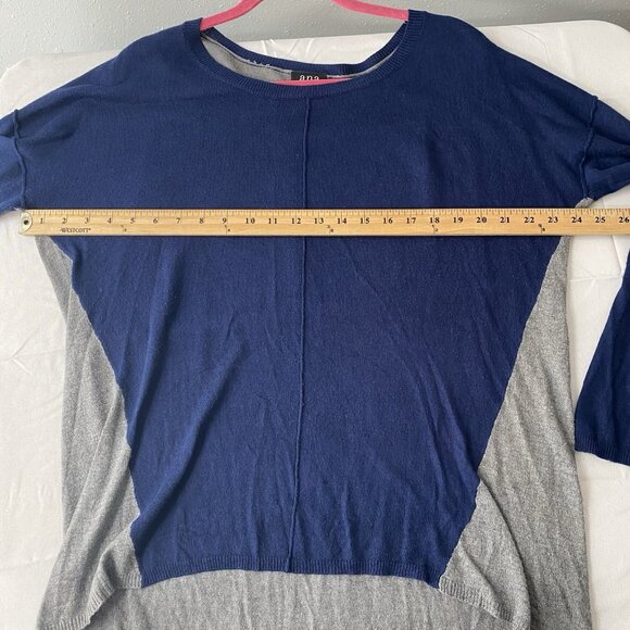 A.N.A Women's Size XL Blue Gray Hi-Low Style Rayon Blend Sweater - Picture 10 of 10